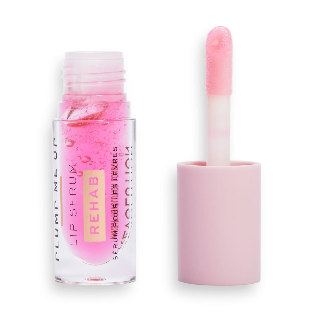 Makeup Revolution Rehab Plump Me Up Lip Serum Pink Glaze | Grocsy