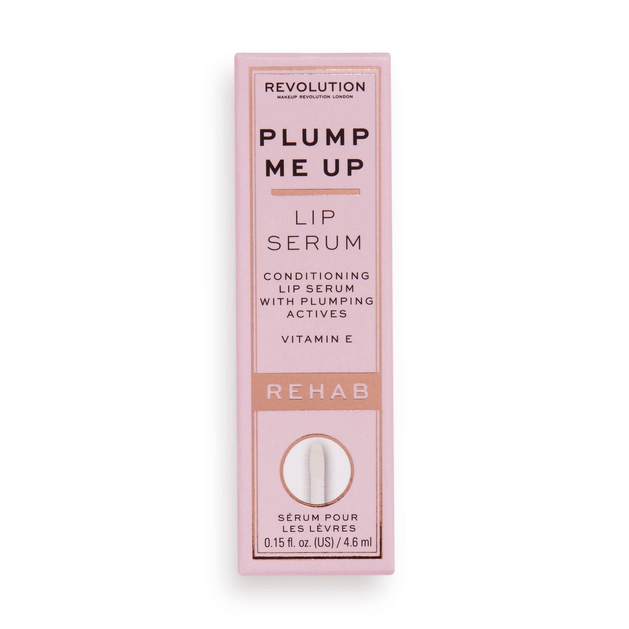 Makeup Revolution Rehab Plump Me Up Lip Serum Pink Glaze | Grocsy
