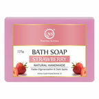 Nuerma Science Strawberry Bath Soap | Fades Pigmentation & Dark Spots | Grocsy