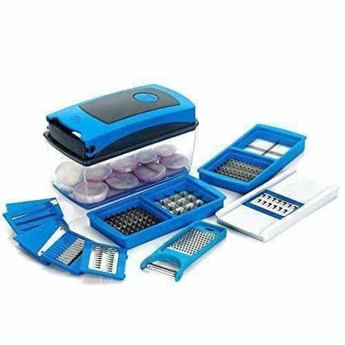 Blue Color - Premium Nicer vegetables and fruits Slicer Chippers and chopper | Grocsy
