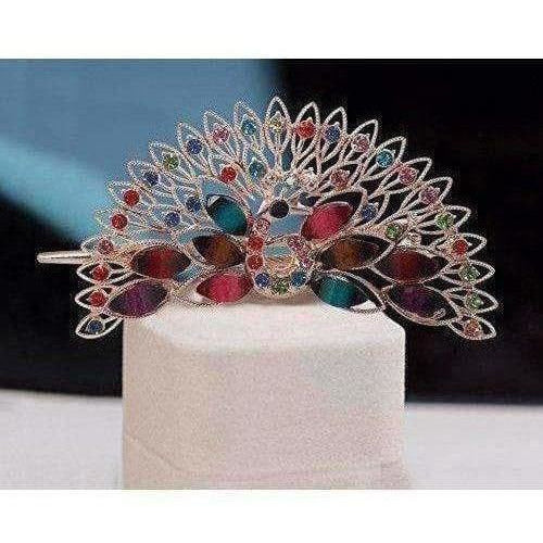 Peacock Hair Band / Hair Clip | Grocsy