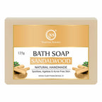 Nuerma Science Sandalwood Bath Soap | Spotless, Ageless & Acne-Free Skin | Grocsy