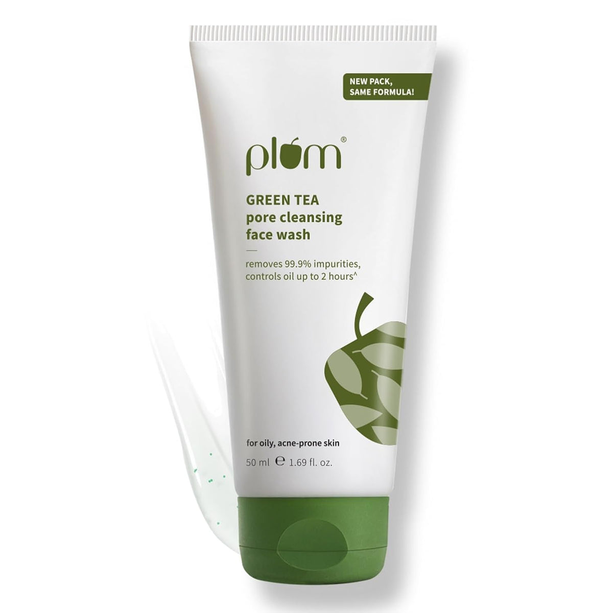 Plum Green Tea Pore Cleansing Face Wash With Glycolic Acid - Fights Acne & Oil For Clear Skin | Grocsy