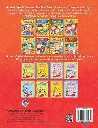 Dreamland Graded English Grammar Practice Book - 7 | Grocsy