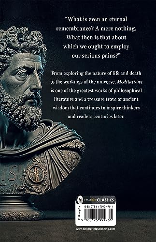 Meditations by Marcus Aurelius | Ancient Wisdom on Purpose, Calm & Personal Growth | Philosophy, Stoicism & Self-Mastery | A Stoic Classic for Mental Strength & Inner Clarity | Wisdom for Modern Living | Original Premium Paperback Edition | Best Seller | Grocsy