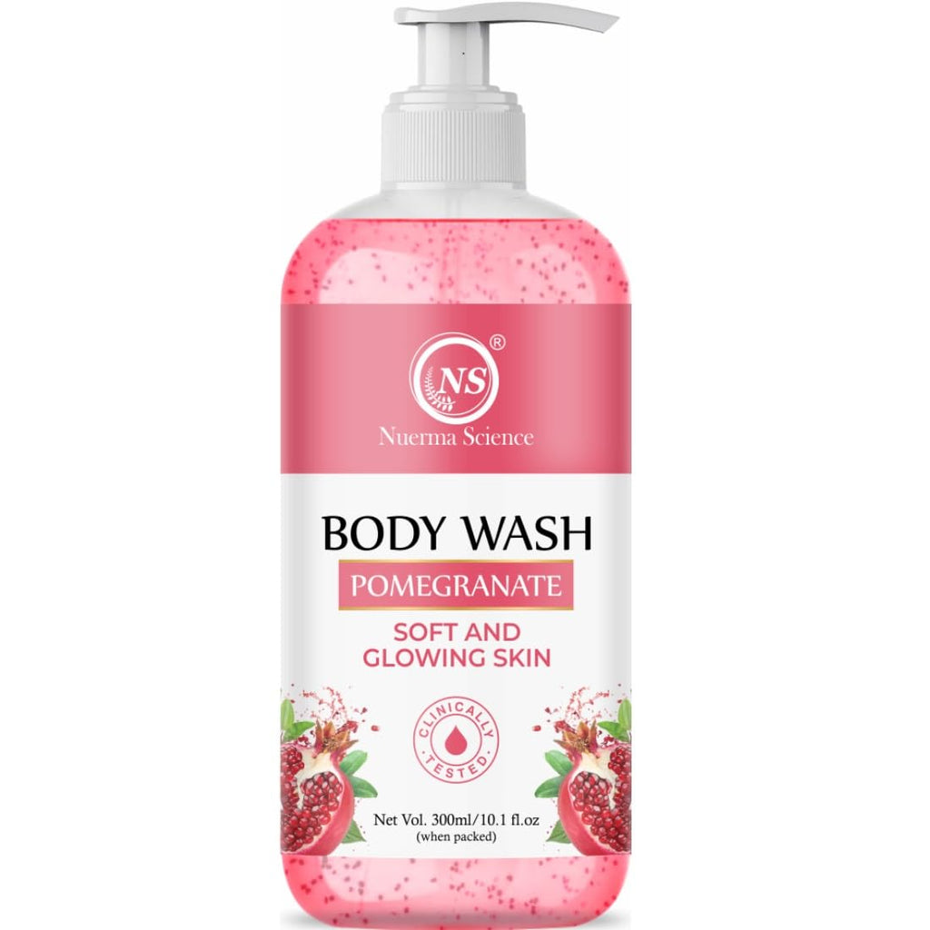 Nuerma Science Pomegranate Body Wash | For Soft & Glowing Skin | Grocsy