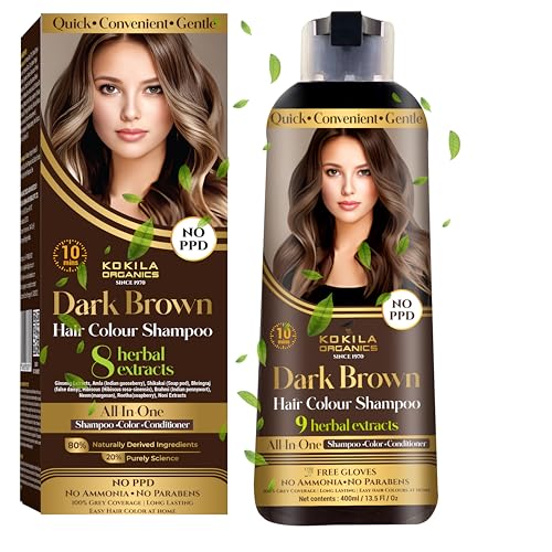Kokila Organics Hair Color Shampoo With Natural Extracts | Grocsy