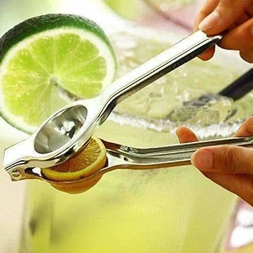 Stainless Steel Lemon Citrus Squeezer / Bottle Opener | Grocsy