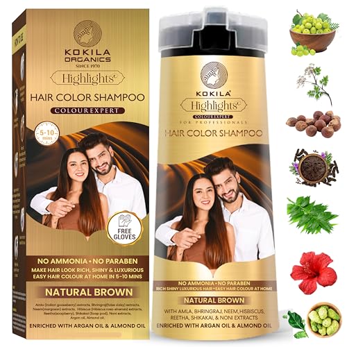 Kokila Shampoo For Men & Women, No Ammonia, No Paraben | Grocsy