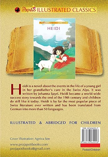 HEIDI (Abridged & illustrated edition) by Johanna Spyri | Grocsy