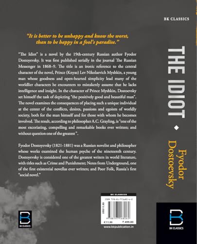 THE IDIOT by Fyodor Dostoevsky | Grocsy