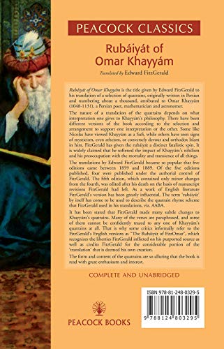The Rubaiyat Of Omar Khayyam by Omar Khayyam | Grocsy