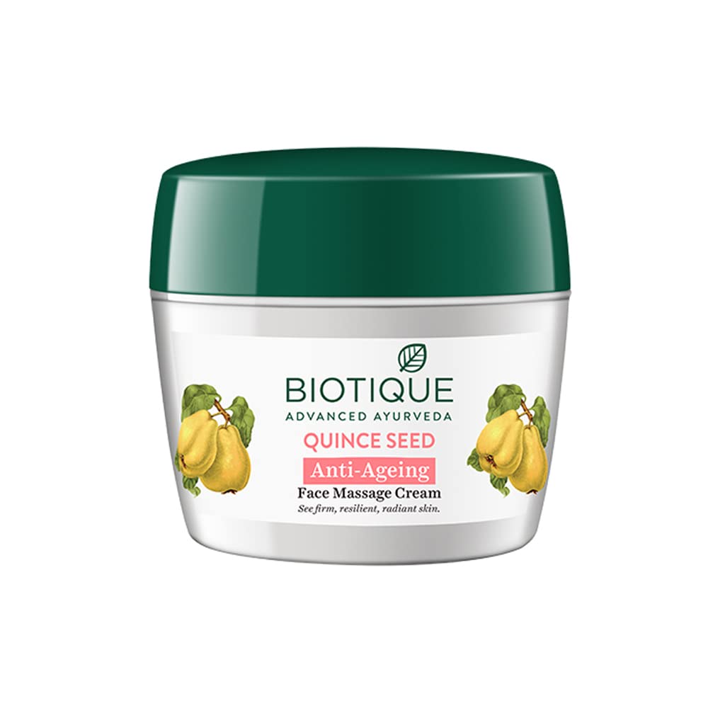 Biotique Advanced Ayurveda Bio Quince Seed Nourishing Face Massage Cream | Grocsy
