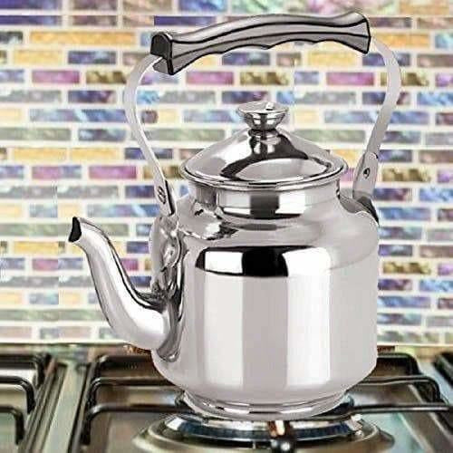 Stainless Steel Capsulated Base Tea Kettle with Infuser | Grocsy