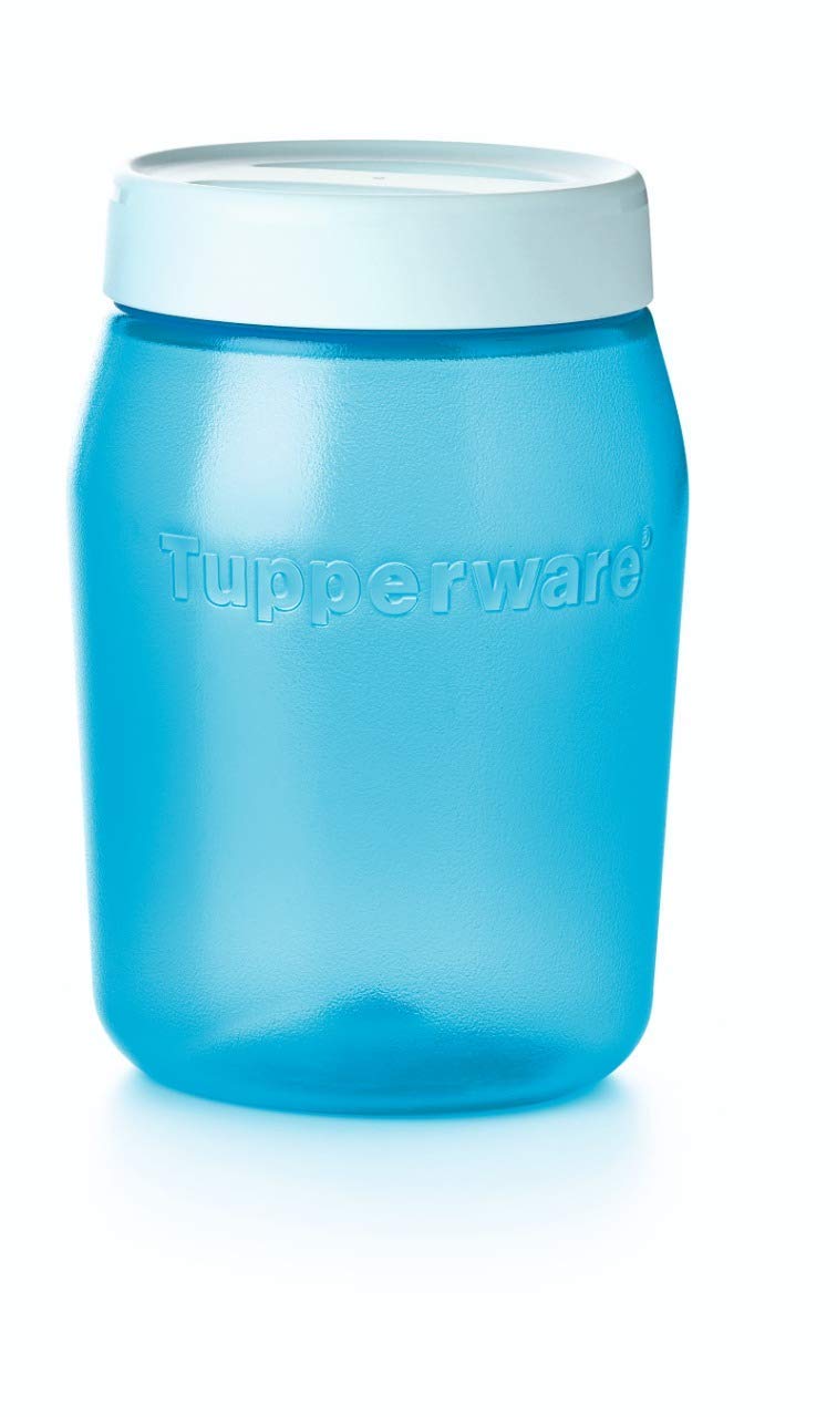 Tupperware Plastic Storage Container - 1.5 Litre, 1 Piece, Blue | Grocsy