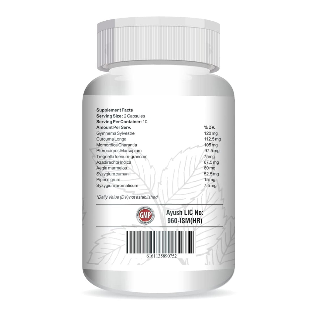 Vokin Biotech Herbal Insulux Capsules | Grocsy