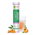 Pure Nutrition Glutathione 500mg with Vitamin C & Saffron Effervescent Tablets | Grocsy