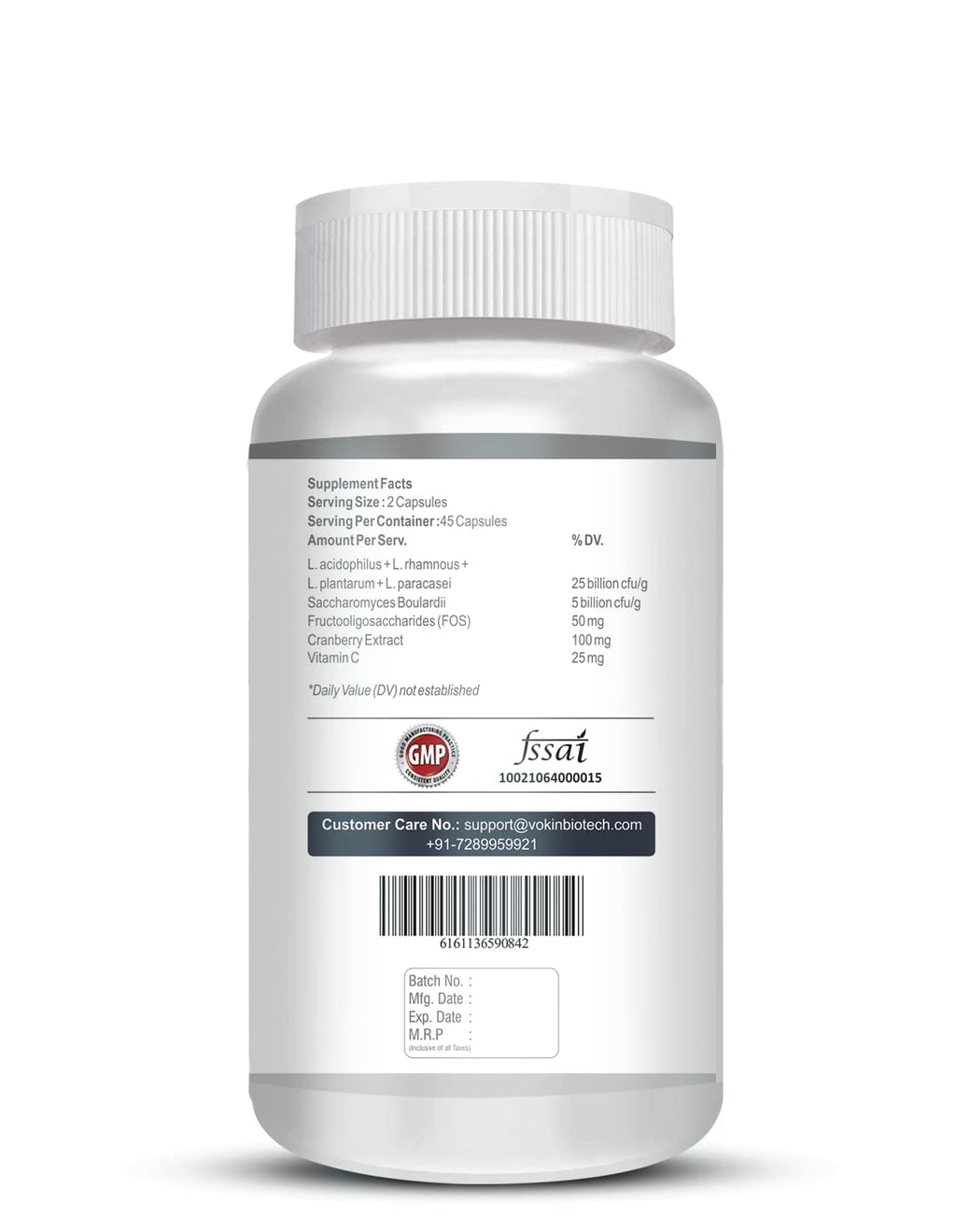 Vokin Biotech Probiotics 50 Billion CFU Multi Capsules | Grocsy