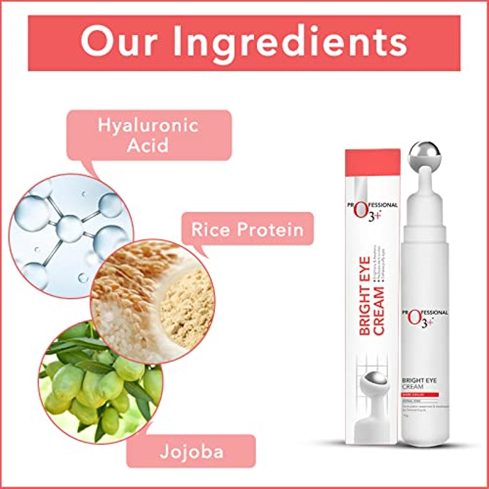 Professional O3+ Eye Circle Brightening & Whitening Cream | Grocsy