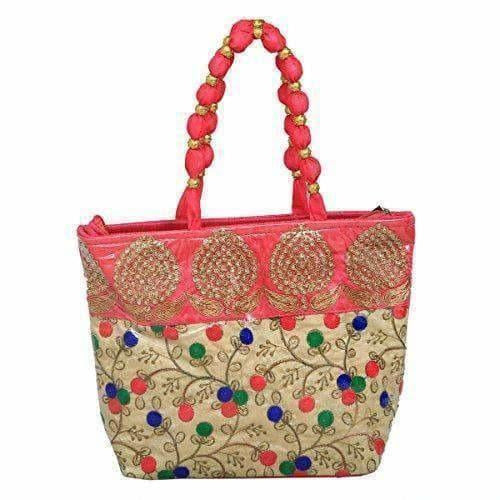 Pink Color Designer Hand-Bag | Grocsy