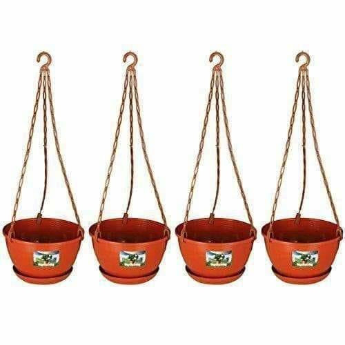 Hanging Pots / Planters Terracotta Color | Grocsy