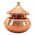 Steel Copper Punjabi Handi Bowl, Serve ware and Table ware | Grocsy