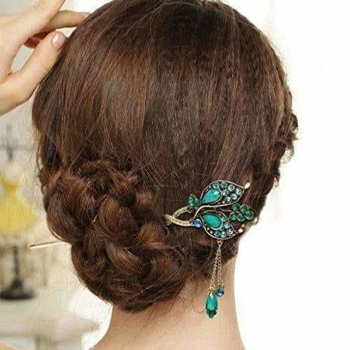 Colourful Rhinestone Hair Pin | Grocsy