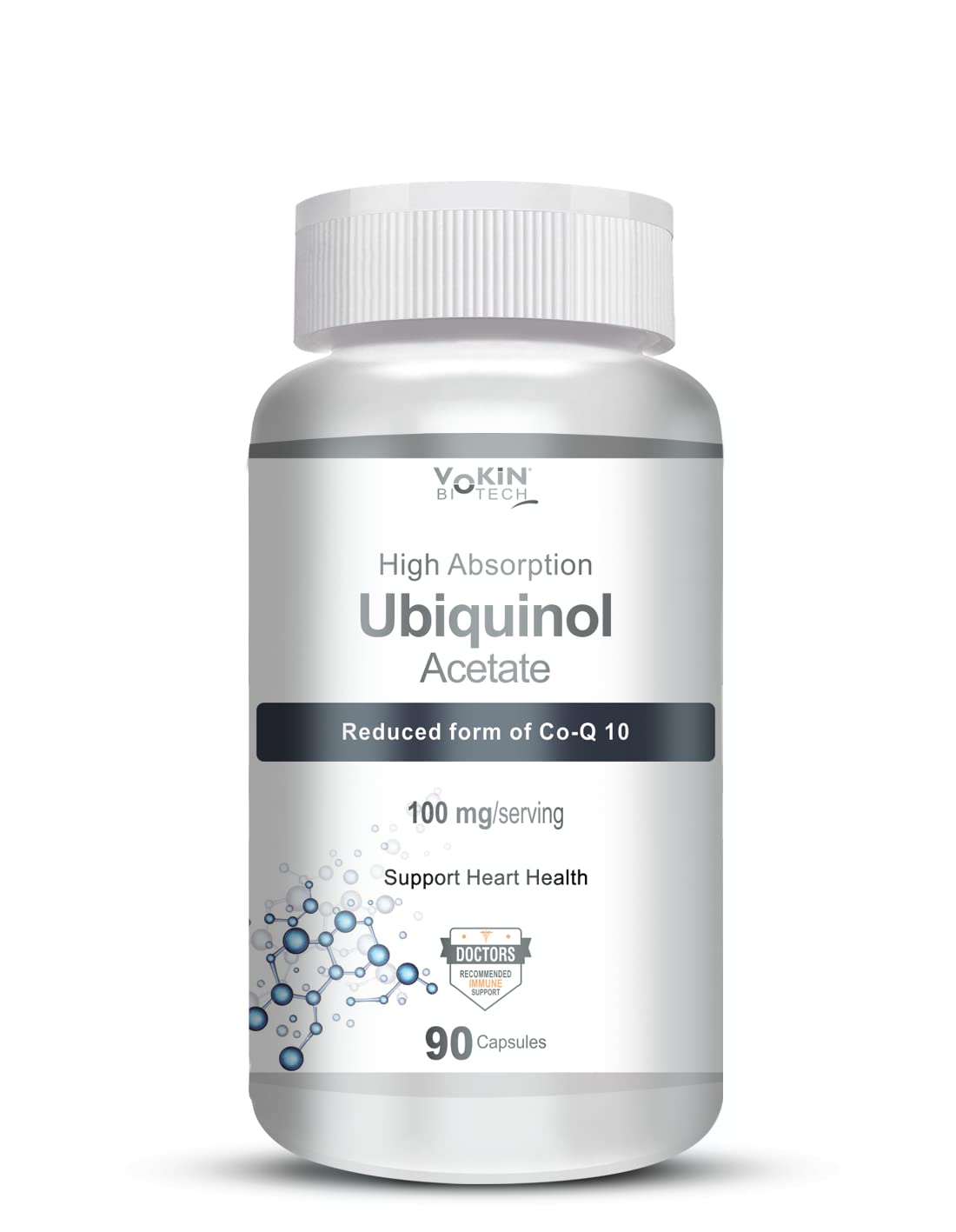 Vokin Biotech Ubiquinol - Acetate – Support Heart Health | Grocsy