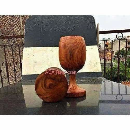 Handmade Sheesham Wooden Glass | Grocsy