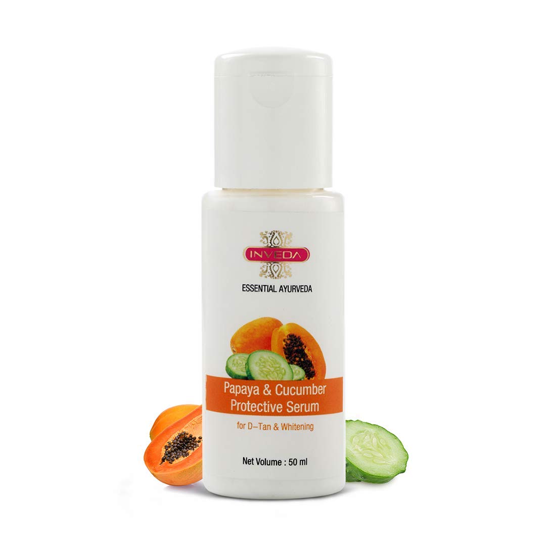 Inveda Papaya & Cucumber Protective Serum | Grocsy