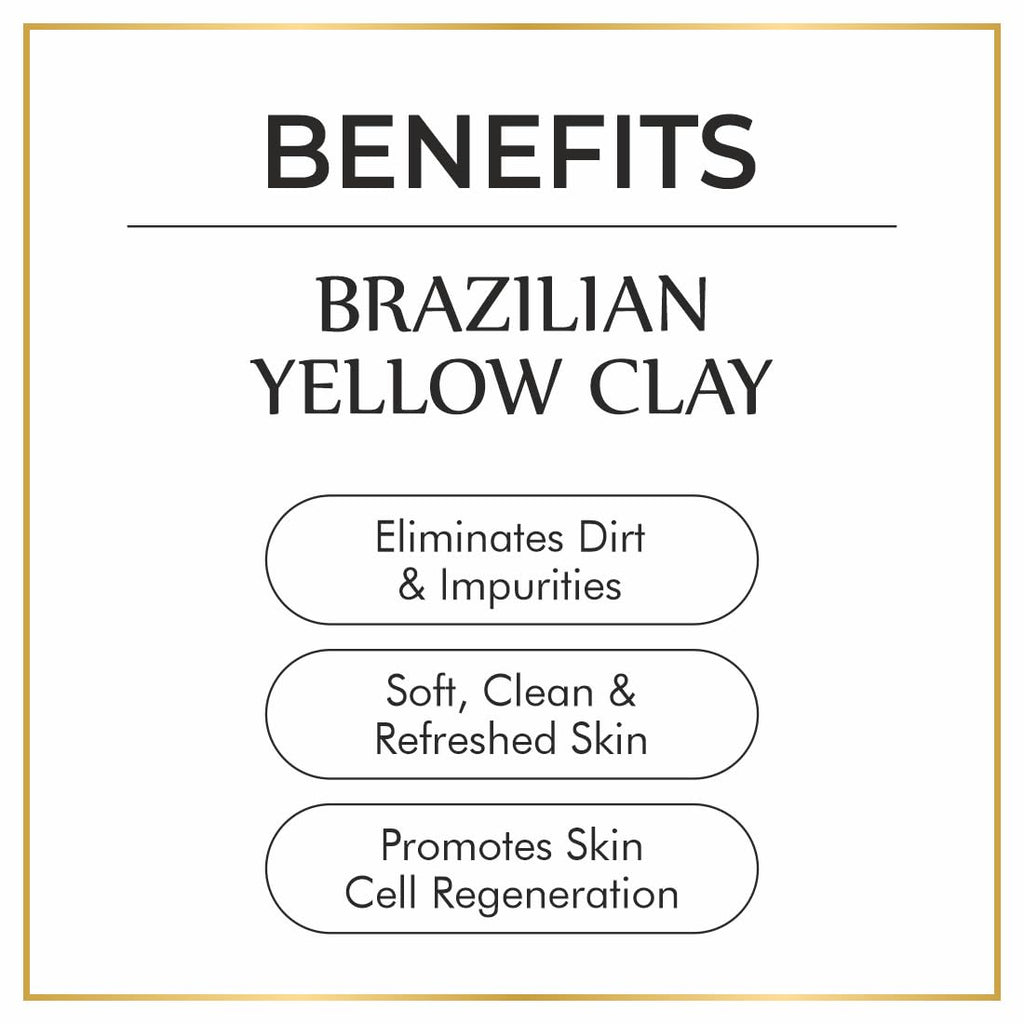 Nuerma Science Brazilian Yellow Clay | Reduces Acne & Eliminates Impurities | Grocsy