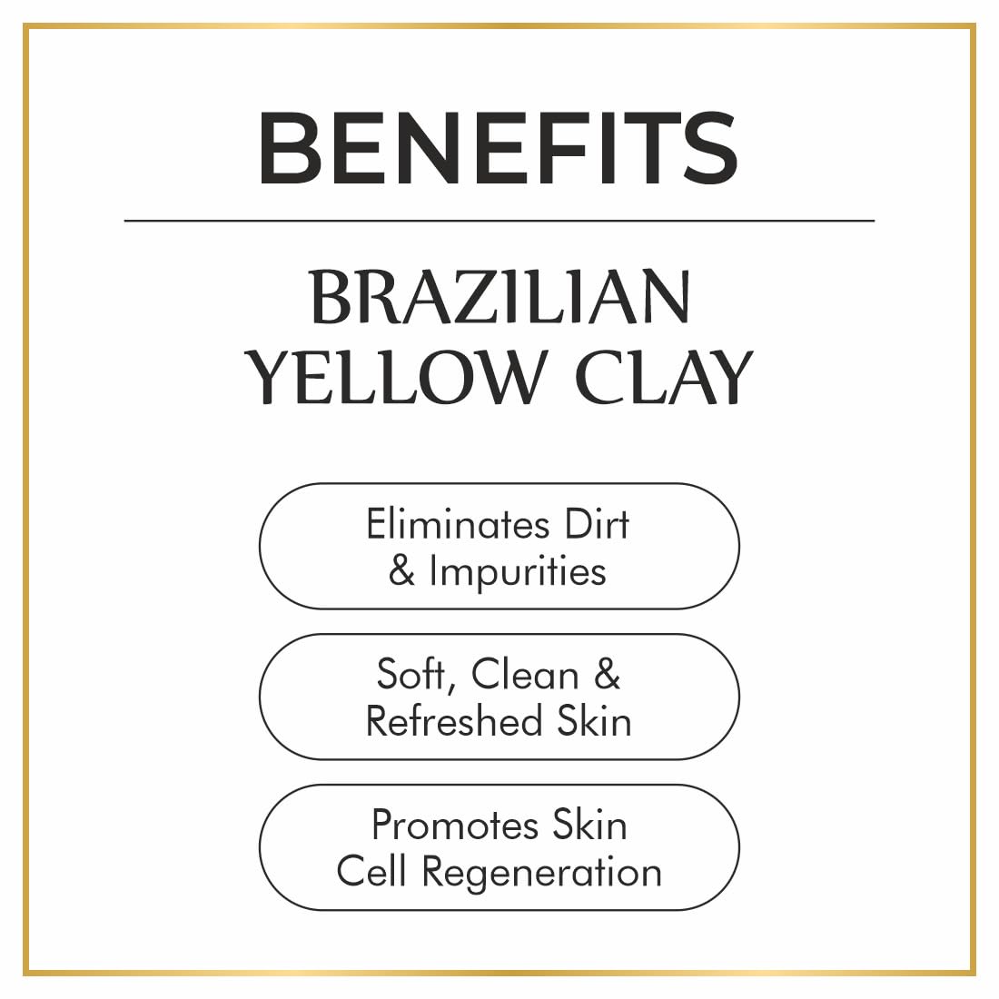 Nuerma Science Brazilian Yellow Clay | Reduces Acne & Eliminates Impurities | Grocsy