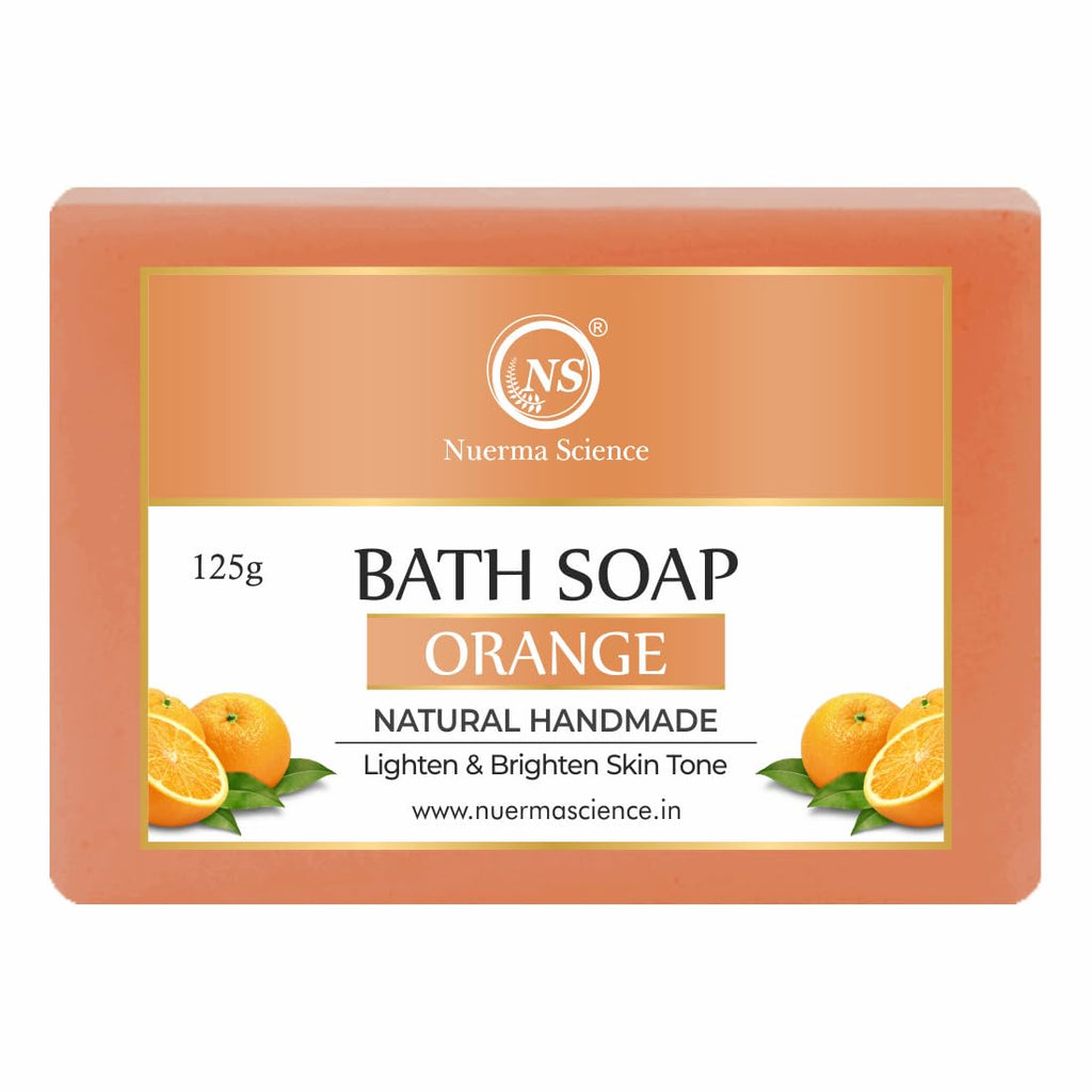 Nuerma Science Orange Bath Soap | Energizing Citrus Cleanse | Grocsy