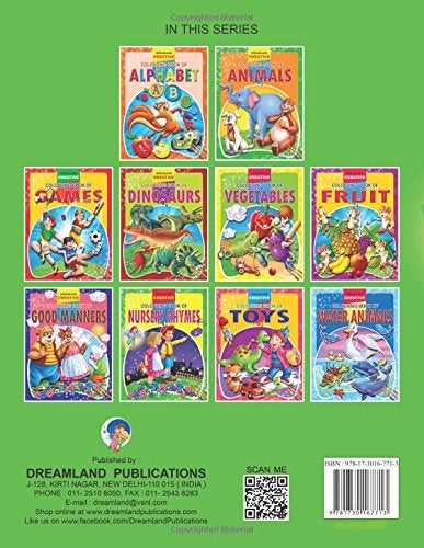 Dreamland Creative Colouring book - 10 titles (Pack) | Grocsy