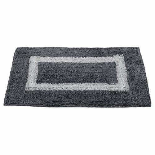 Handicraft Style Eco Series 2 Piece Cotton Blend Door Mat - 16"x24", Grey and Brown | Grocsy