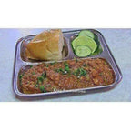 Stainless Steel 3 in 1 Plate with 3 Compartment - Set of 4 | Grocsy