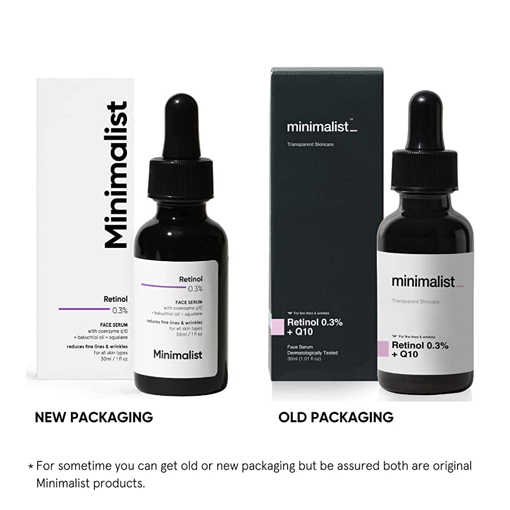 Minimalist Retinol 0.3% + Q10 | Grocsy