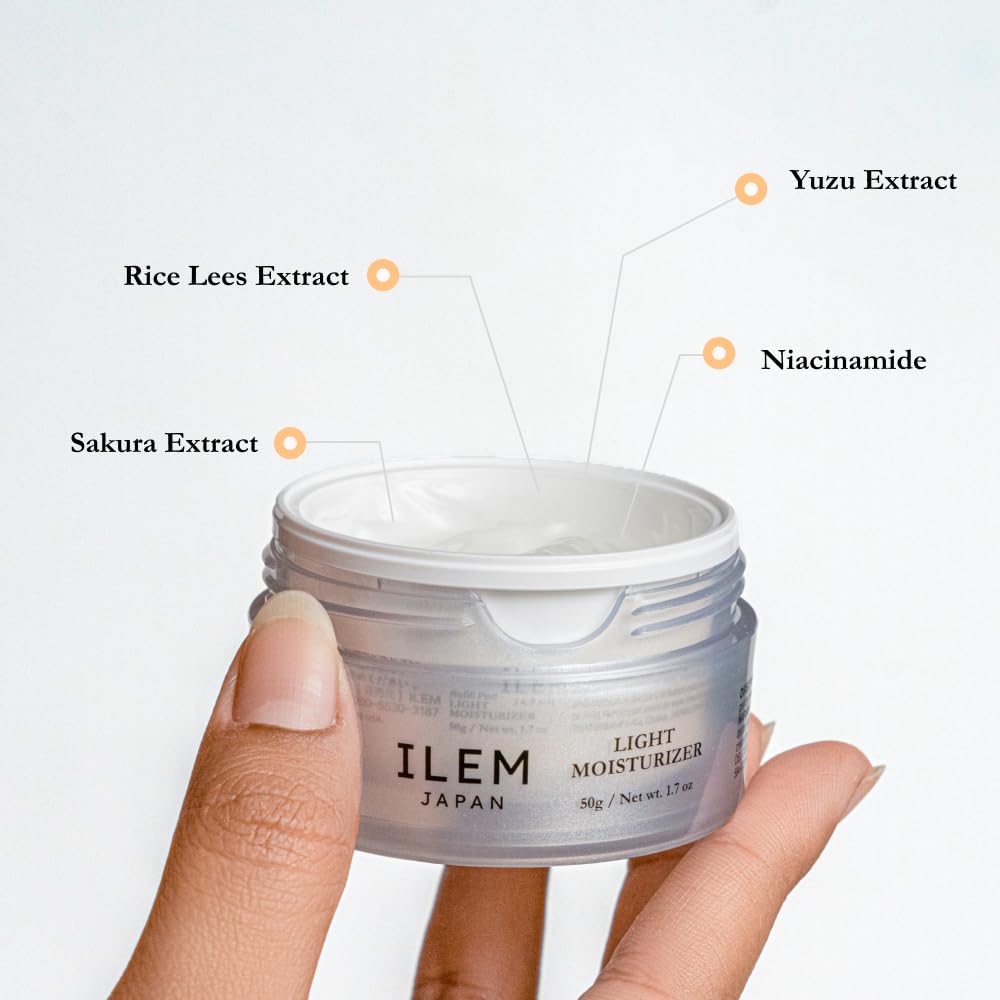 ILEM JAPAN Light Moisturizer Face Cream | Grocsy