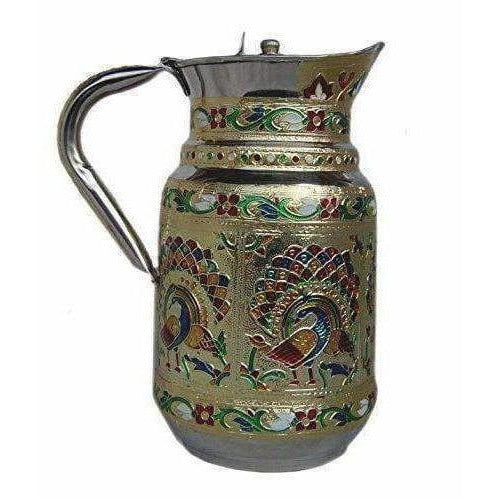 Stainless Steel -  Water Pitcher (Multicolour) | Grocsy