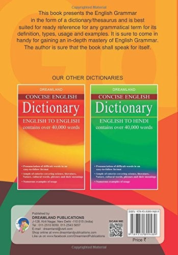 Dreamland Dictionary of English Grammar | Grocsy