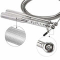 Kobo Metal Speed Aluminum Jump Rope (Silver) | Grocsy