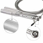 Kobo Metal Speed Aluminum Jump Rope (Silver) | Grocsy