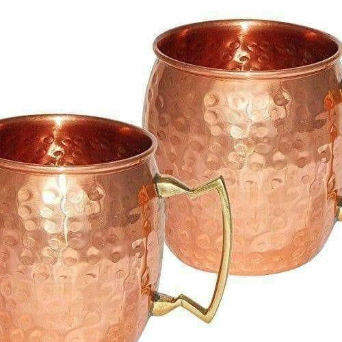 Drinkware Copper Mugs Set of 2 | Grocsy