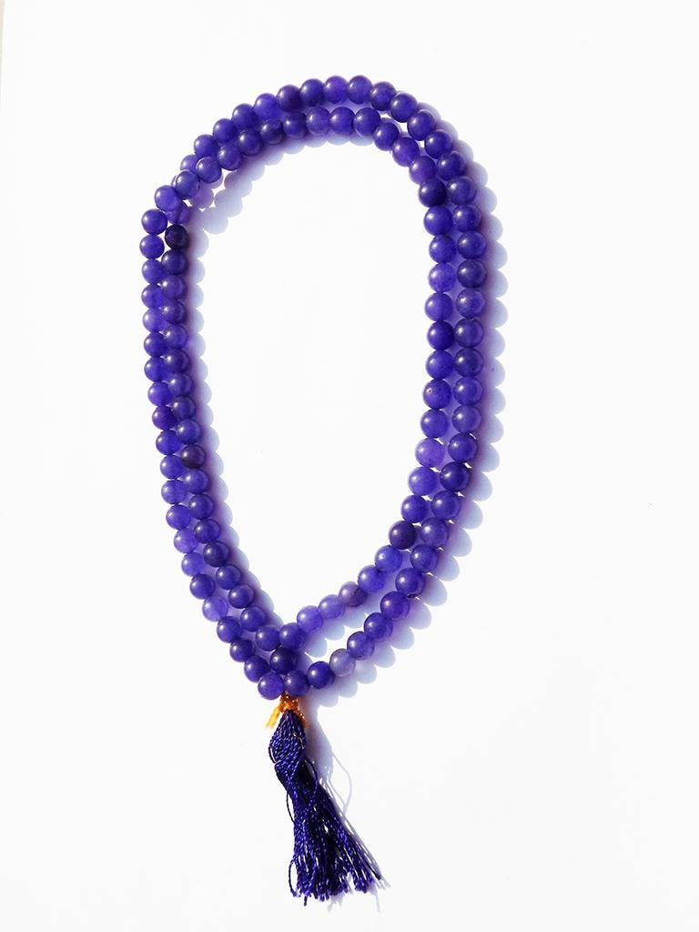 Kannssky Blue Hakik Agate Mala | Grocsy