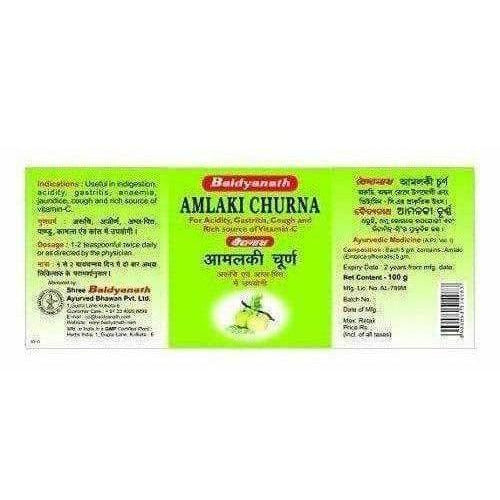 Baidyanath Amlaki Churna - 100 g (Pack of 3) | Grocsy
