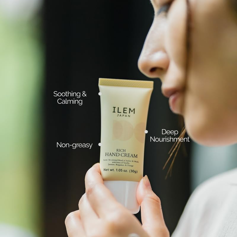 ILEM JAPAN Rich Hand Cream For Men & Women | Grocsy