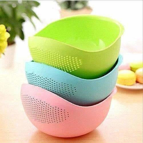 Plastic Drain Vegetable Fruit Basket | Grocsy