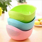 Plastic Drain Vegetable Fruit Basket | Grocsy