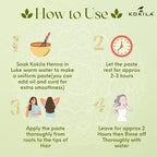 Kokila 100% Natural Organic Henna Leaves Powder For Natural Hair Color | Grocsy