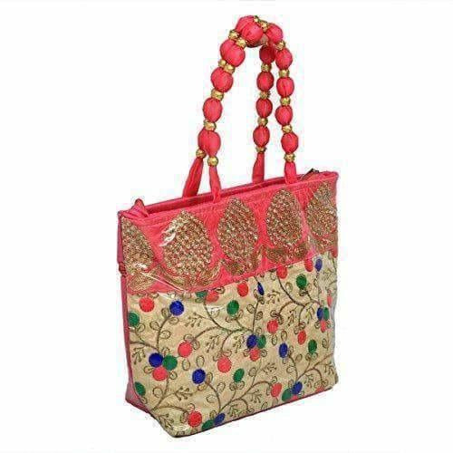Pink Color Designer Hand-Bag | Grocsy